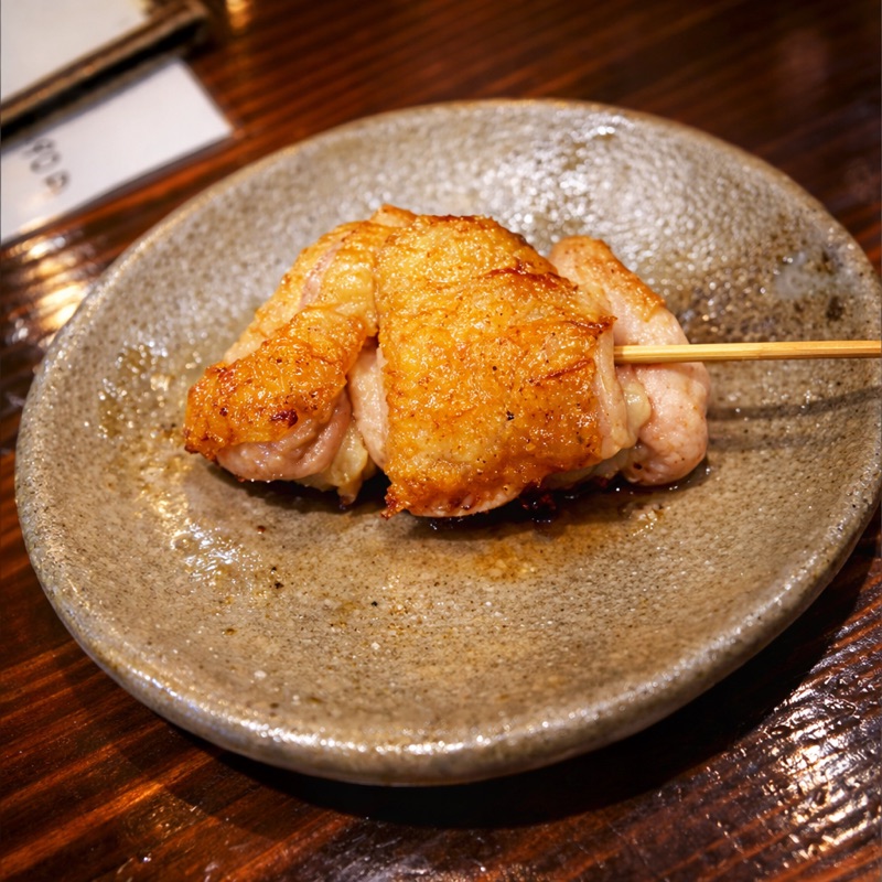Lava stone grilled yakitori at Danke